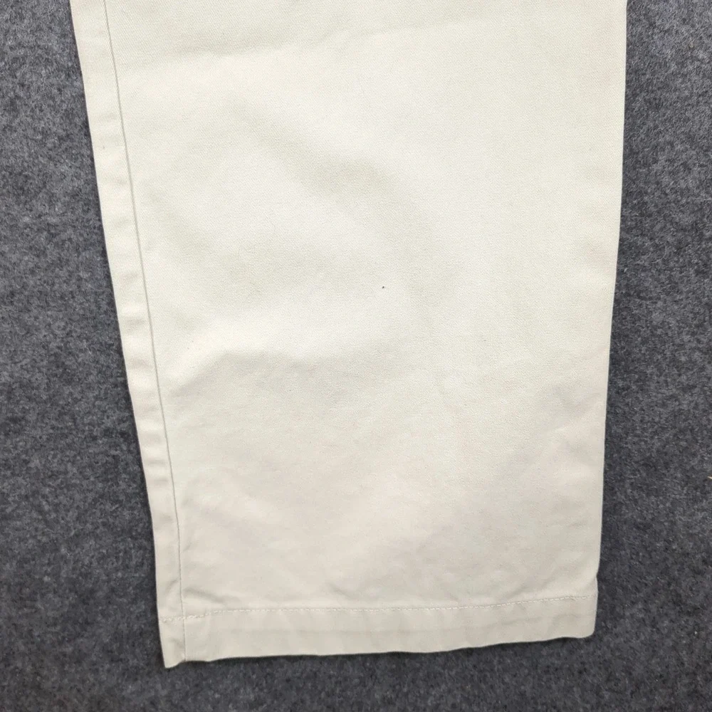GAP Slim Fit Khaki Chinos Pants Mens Size 36‎ x 34 Flat Front Casual Cotton